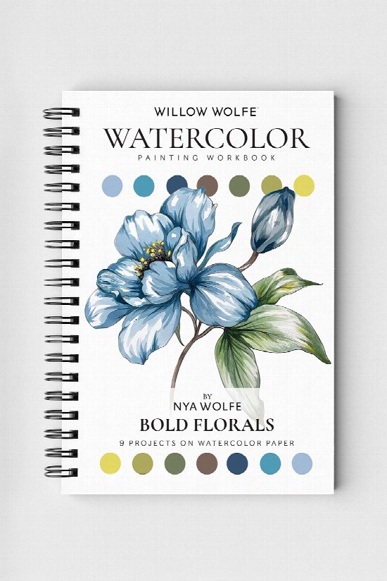 Bold Florals Watercolour Workbook 2